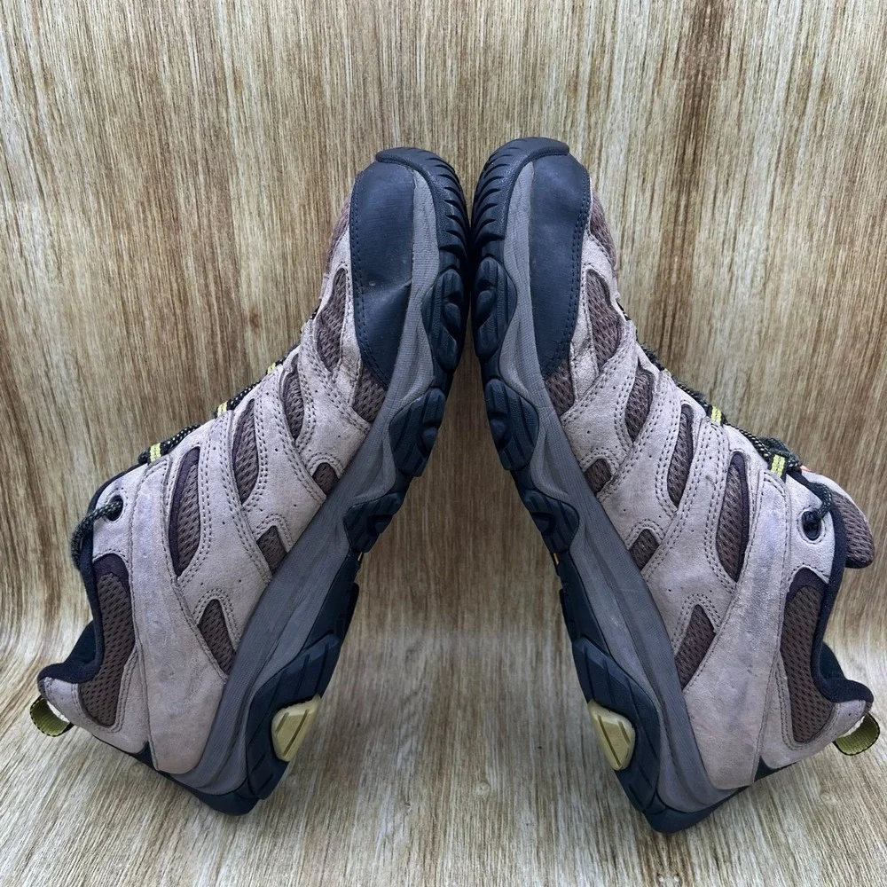 Merrell Moab 3 Hiking Shoes Men's Size 14 Walnut/Moss Suede Mesh Vibram J036285